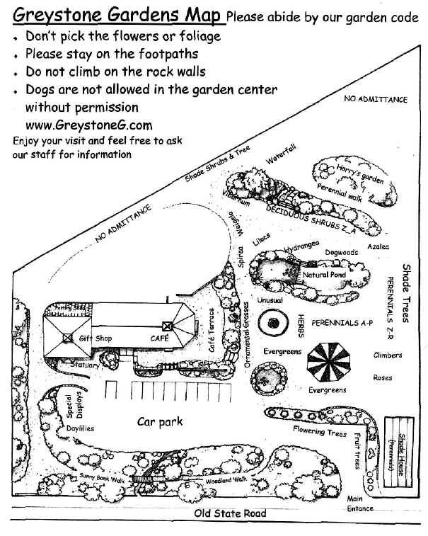 Greystone Gardens Map